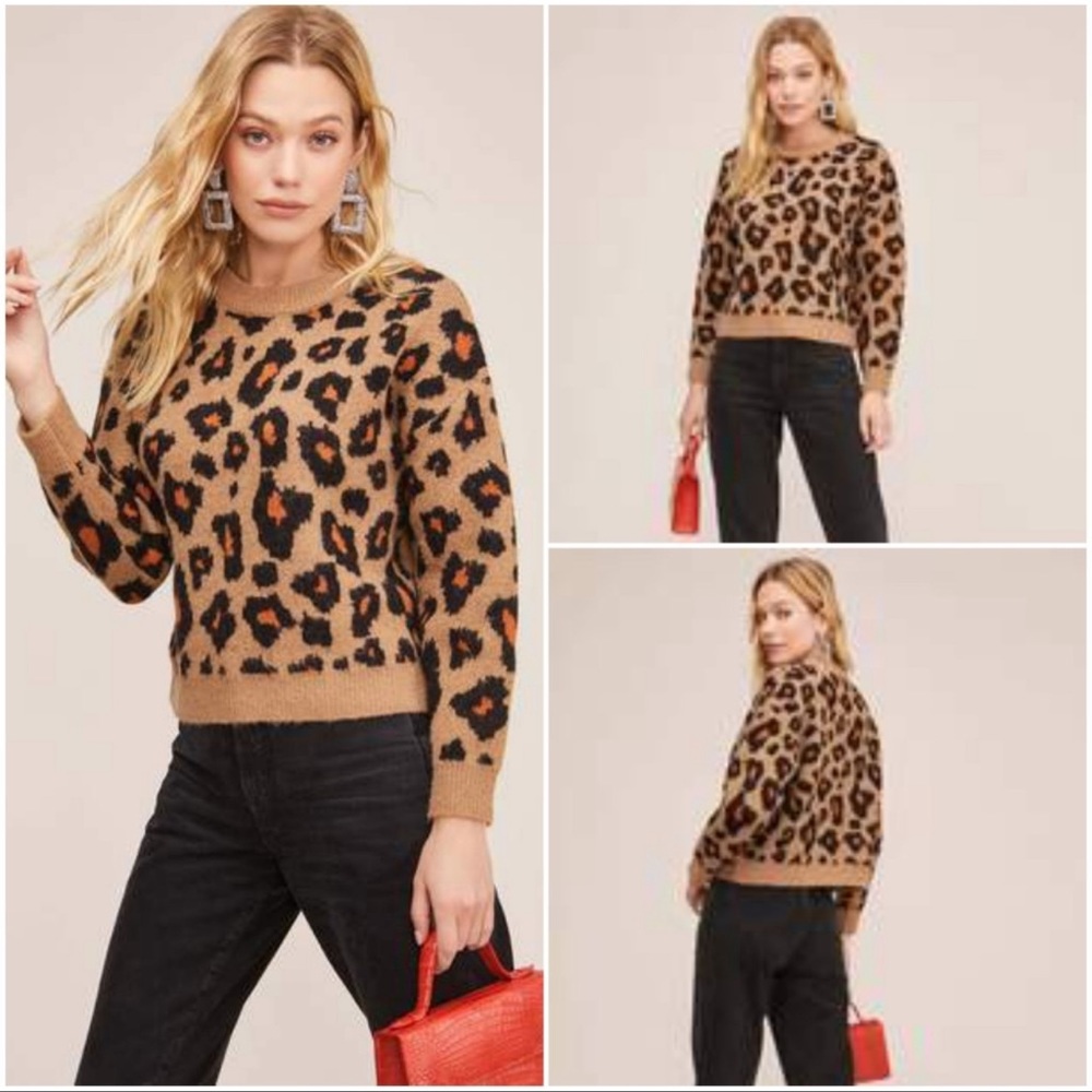 ASTR the label Leopard Sweater